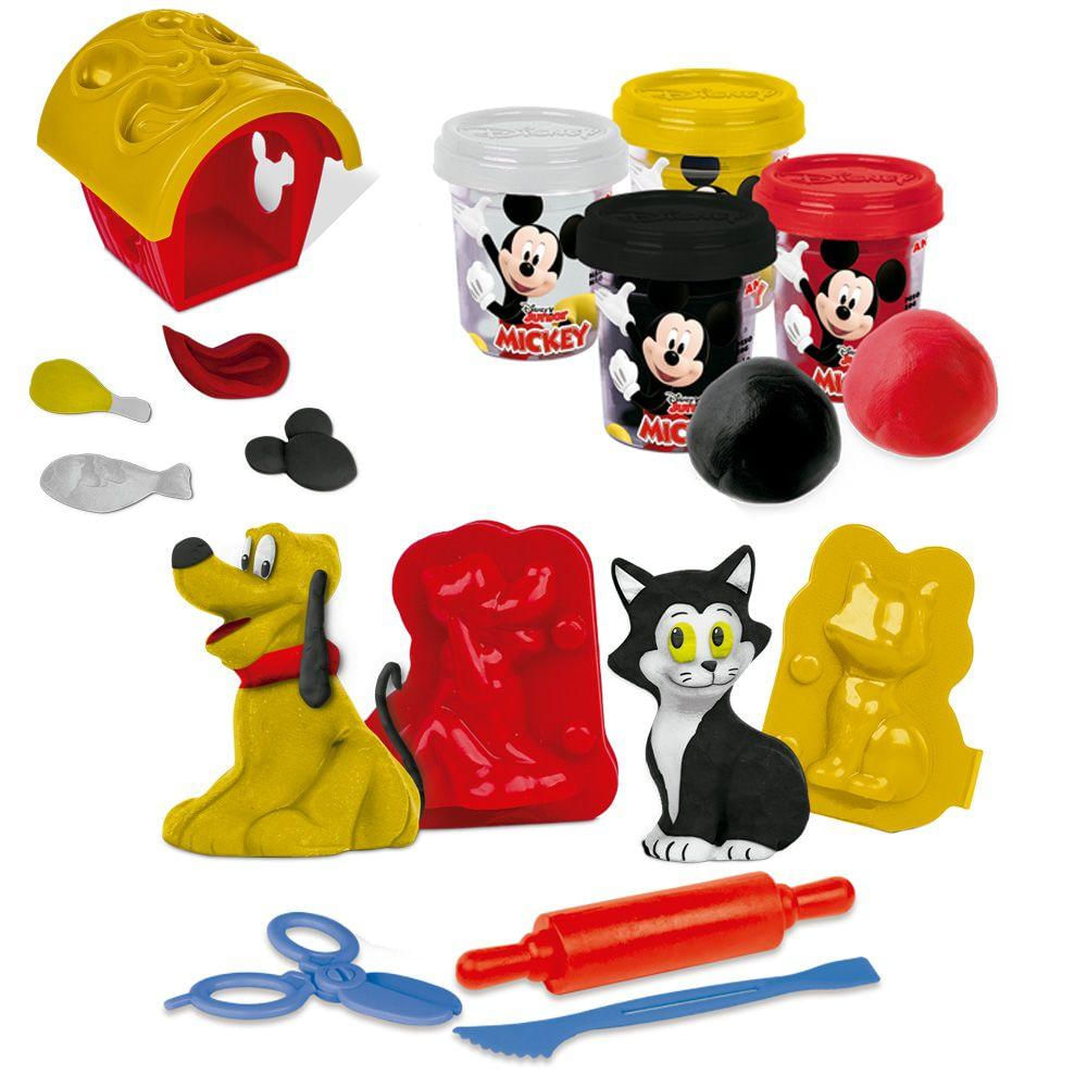 Kit Massinha Mickey Pets - Cotiplás