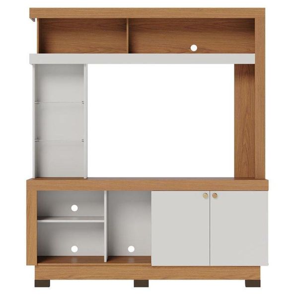 Estante Home Theater Ambiente Valença Freijó Off White - Colibri