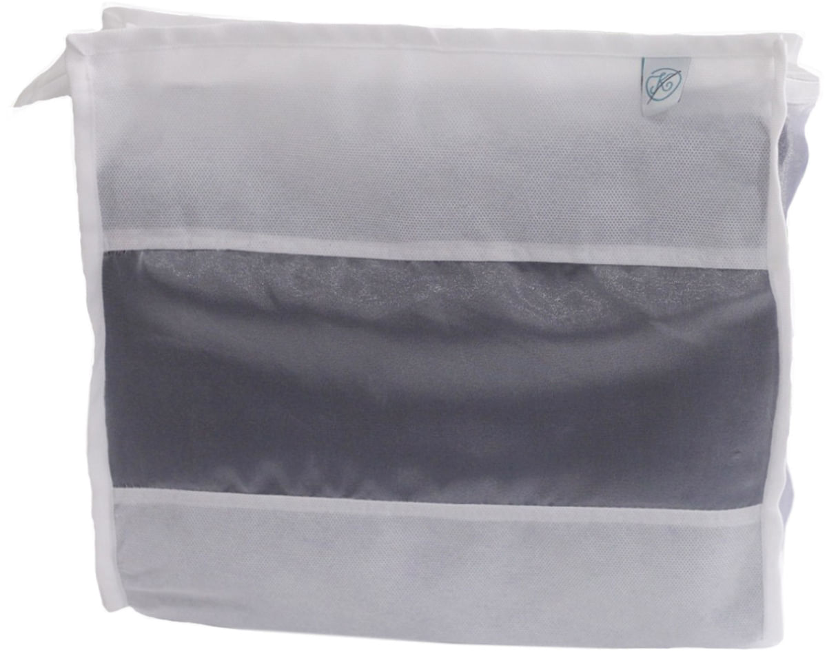 Organizador e Protetor De Bolsa Tnt e Organza  50X35X21CM Branco