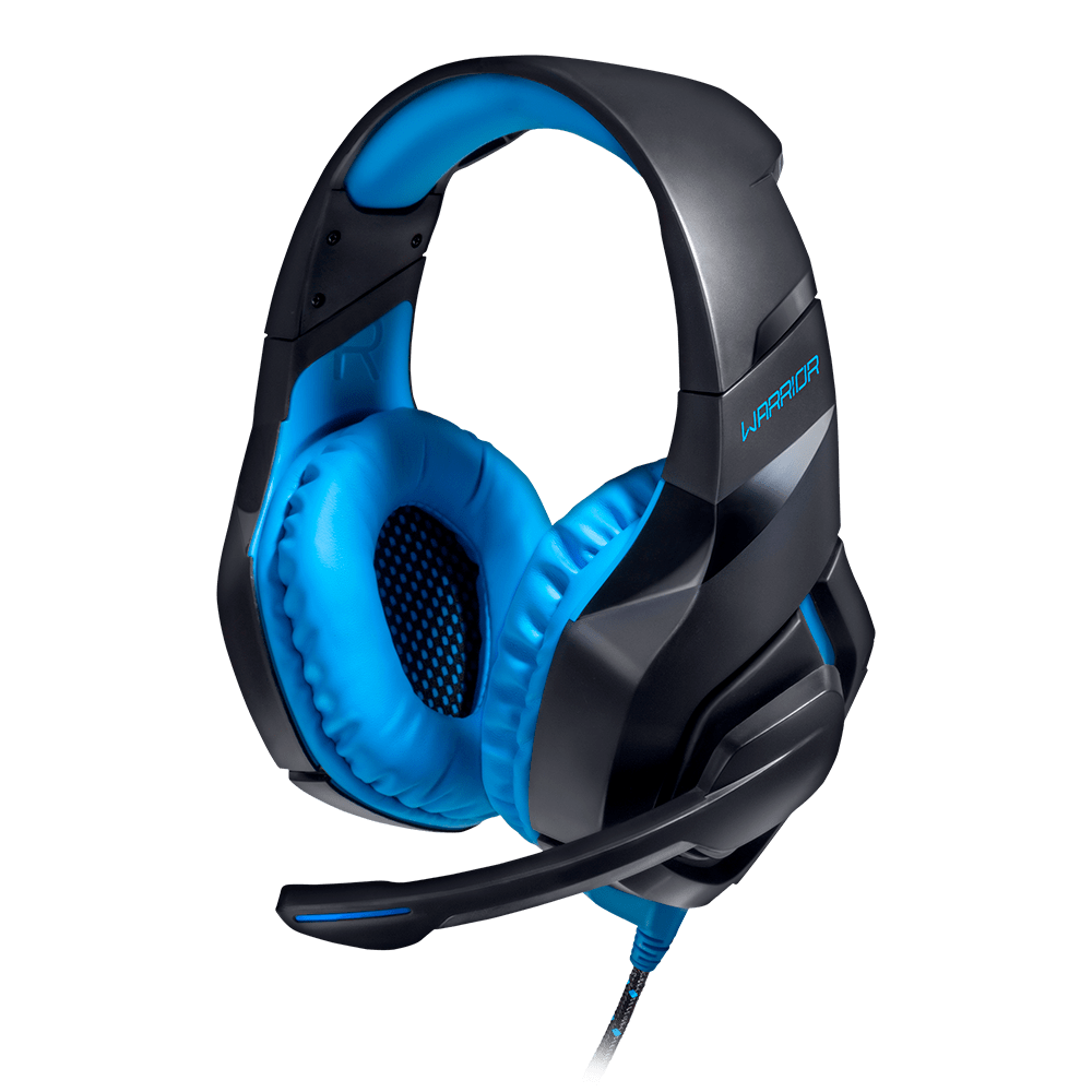 Headset Gamer Warrior Straton USB 2.0 Stereo LED Azul - PH244 - Le biscuit