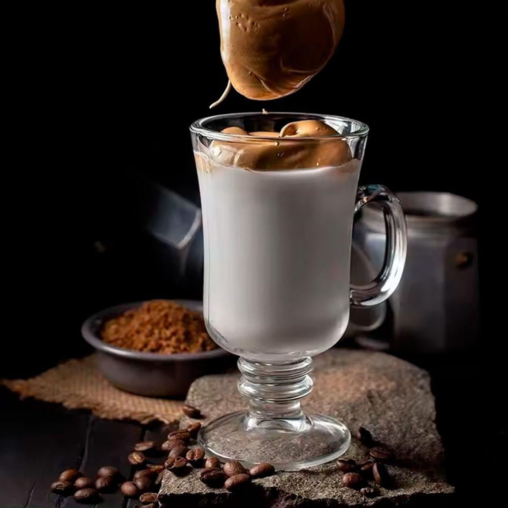 Jogo 12 Taças De Cappuccino Café Caneca Dolce Gusto Nespresso Vidro Transparente 250ml Lyor