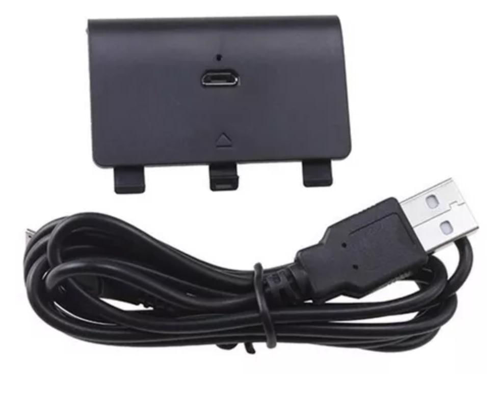 Kit 2 Baterias Recarregaveis USB para Controle Xbox One Compativel