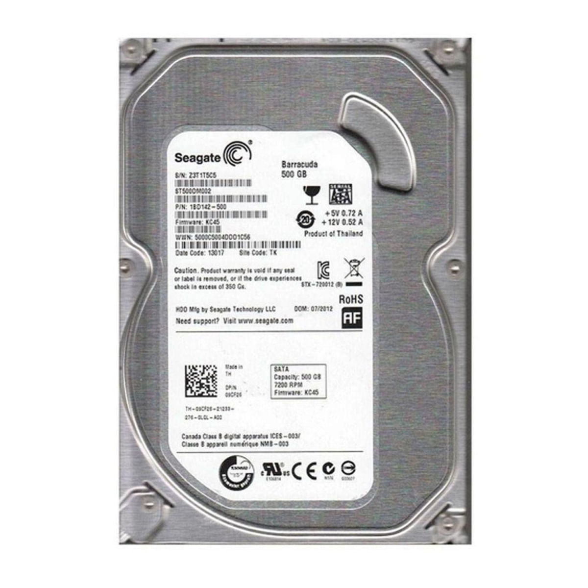 HD PC 500GB ST500DM002 Seagate