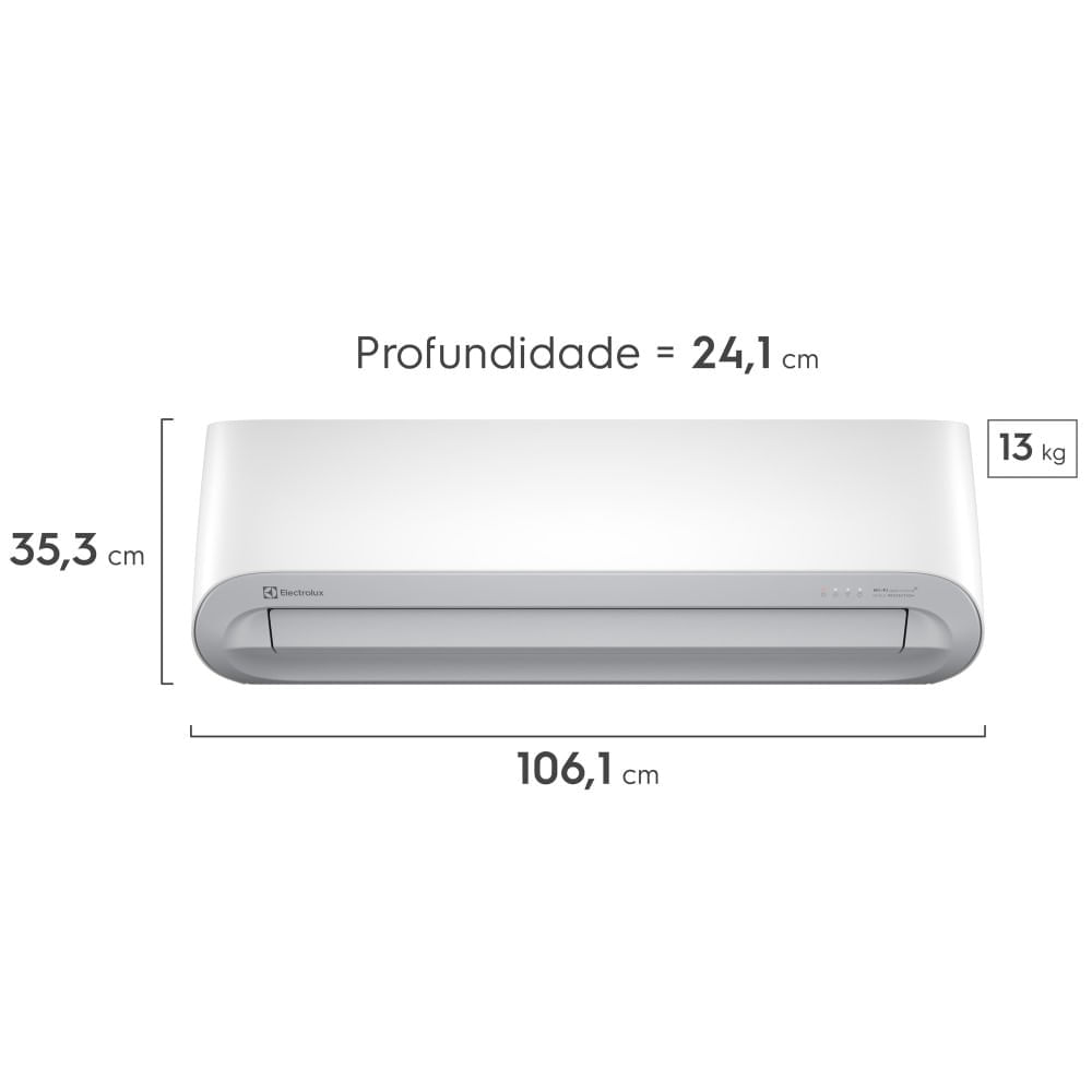 Ar-Condicionado Electrolux Split 18.000 BTUs Color Adapt Frio com Wi-fi (YI18F/YE18F) 220V