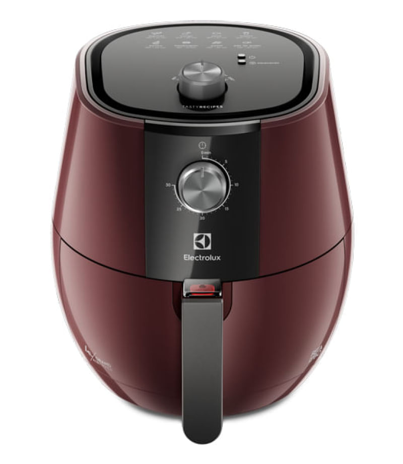 Air Fryer Electrolux por Rita Lobo 4L Vermelha Escura Grand Efficient 1400W (EAF31) 127V