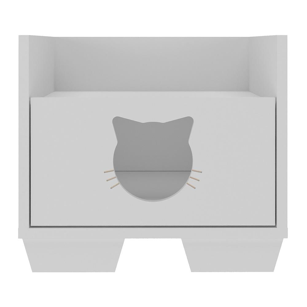 Cama Pet para Gato com 1 Gaveta Multimóveis MP4127 Branco