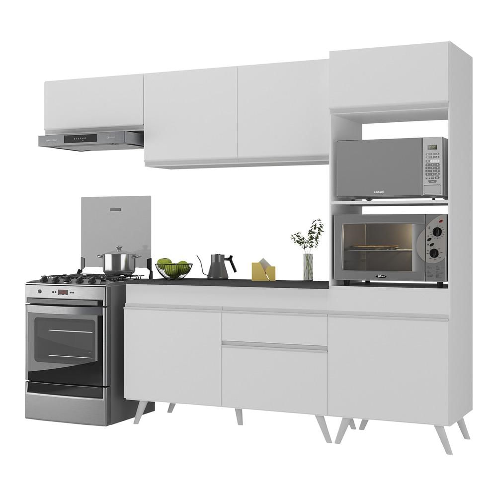 Armário de Cozinha Compacta 4 peças MP3690.891 Veneza Branco