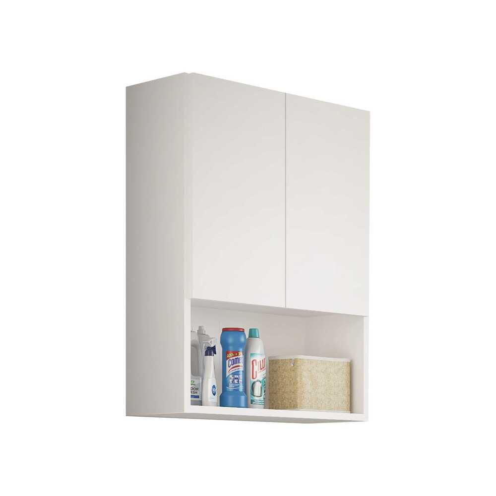 Armário Lavanderia com 2 Portas Multimóveis Ibiza FG5004 Branco