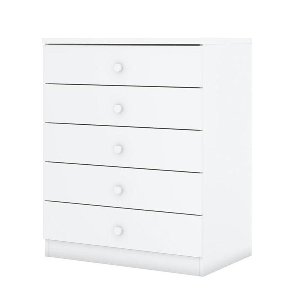 Cômoda Infantil Bala De Menta Branco - Henn