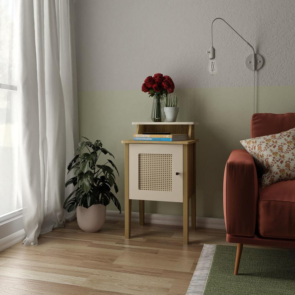 Mesa Lateral 43cm com 1 Porta Multimóveis CR45125
