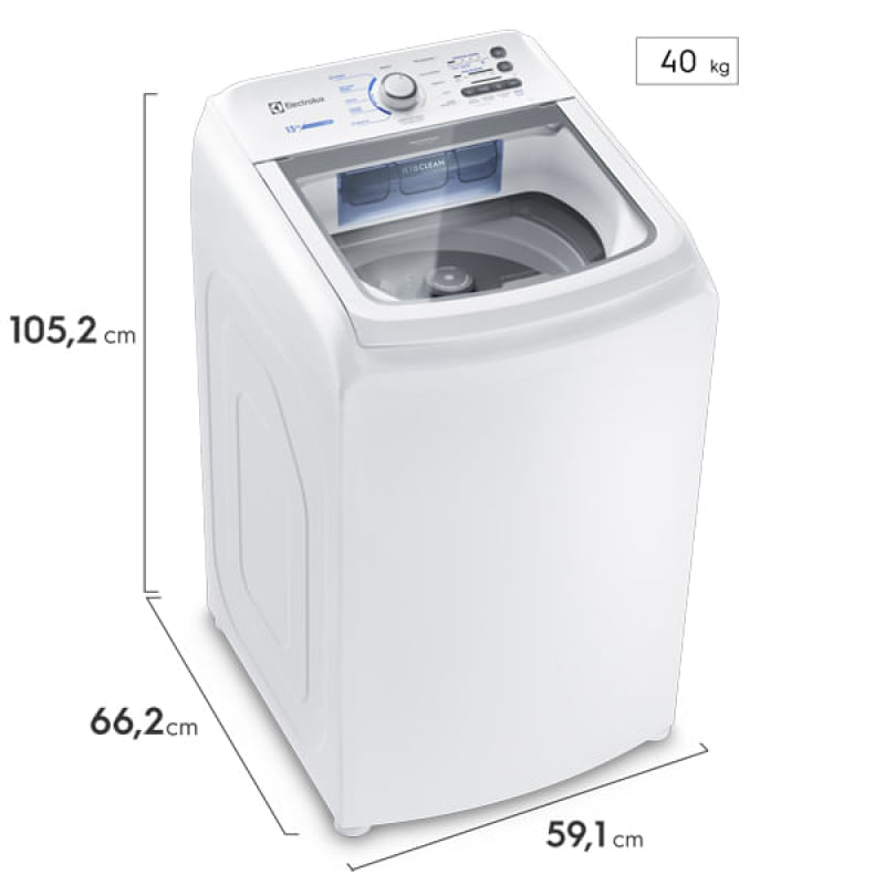 Máquina de Lavar Electrolux 13kg Branca Essential Care com Cesto Inox e Jet&Clean (LED13) 127V