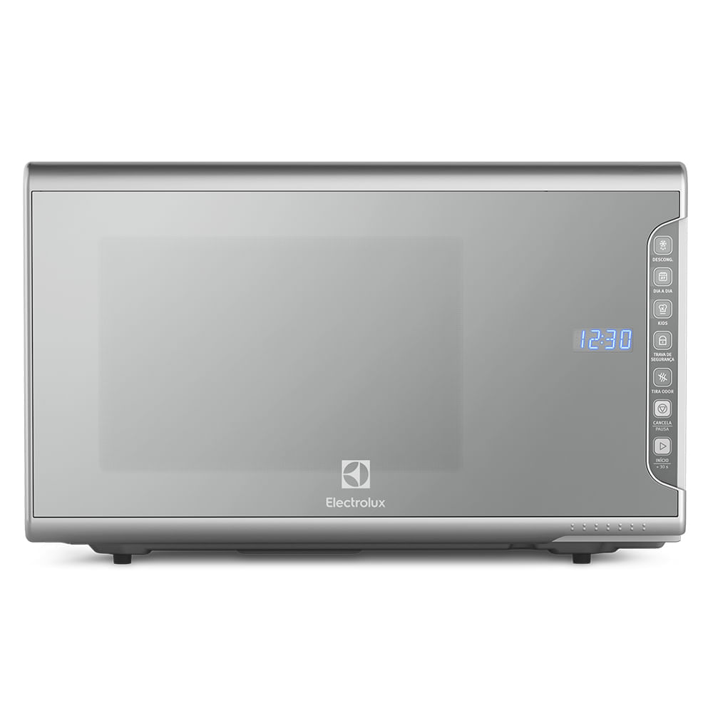 Micro-ondas Electrolux 31L cor Inox Espelhado com Painel Integrado e Função Tira Odor (MI41S) 220V