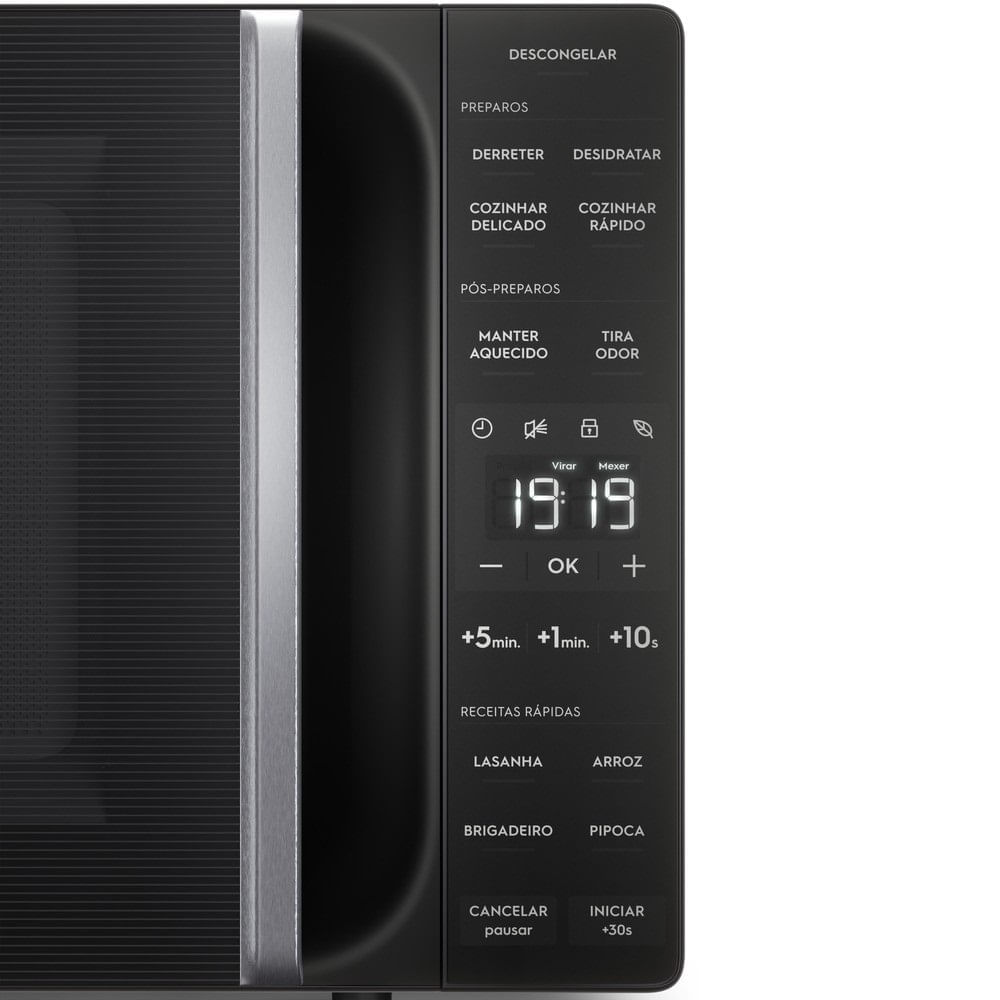 Micro-ondas Electrolux 23L Preto Efficient com Descongelamento Assistido (ME23P) 127V