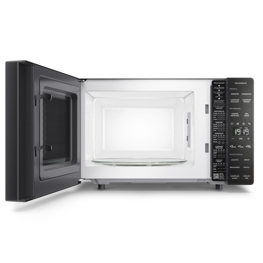 Micro-ondas Electrolux 23L Preto Efficient com Descongelamento Assistido (ME23P) 127V