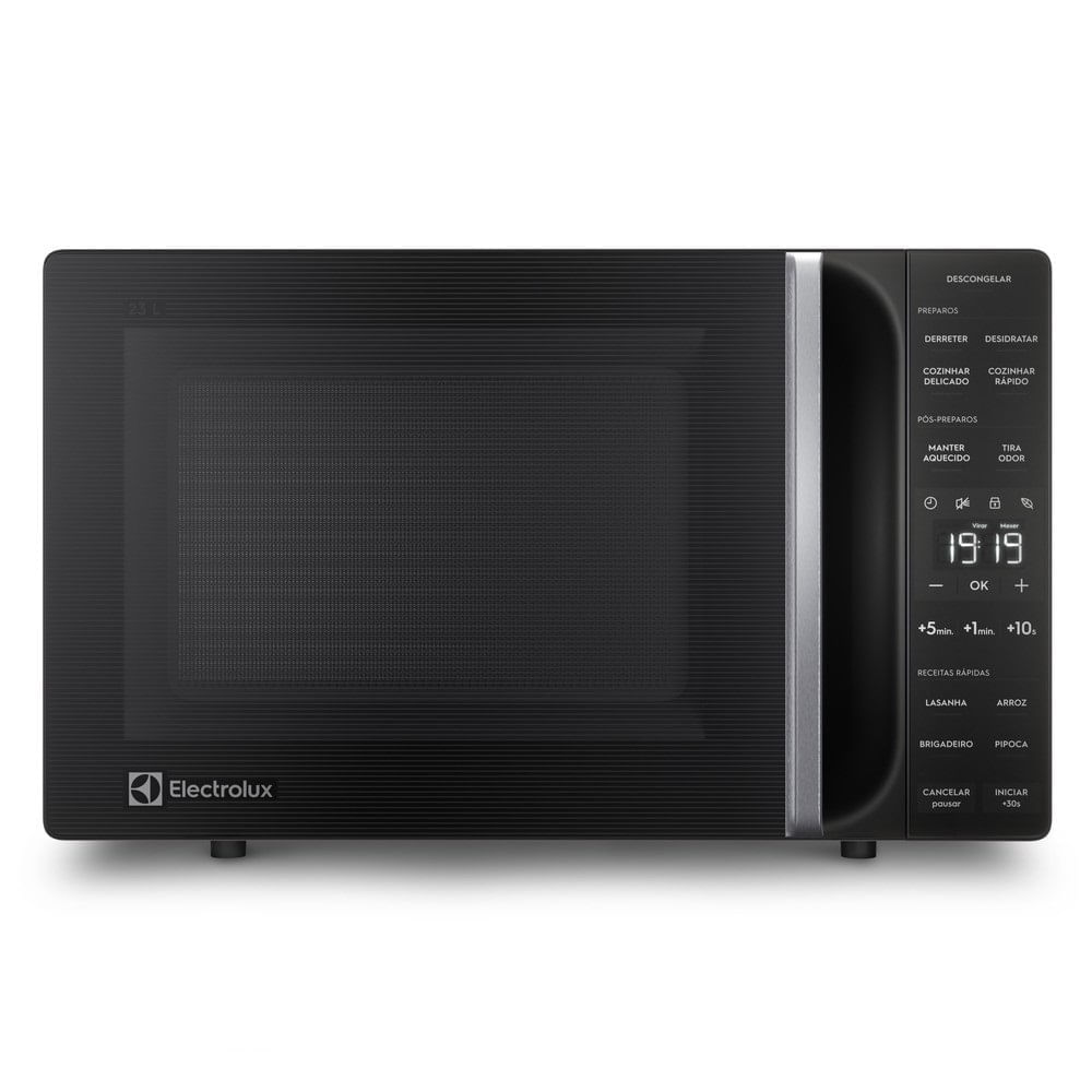 Micro-ondas Electrolux 23L Preto Efficient com Descongelamento Assistido (ME23P) 127V