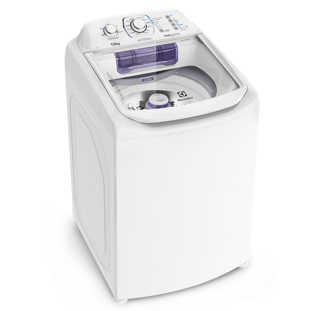 Máquina de Lavar Electrolux 12kg Branca Turbo Economia Silenciosa com Cesto Inox (LAC12) 220V