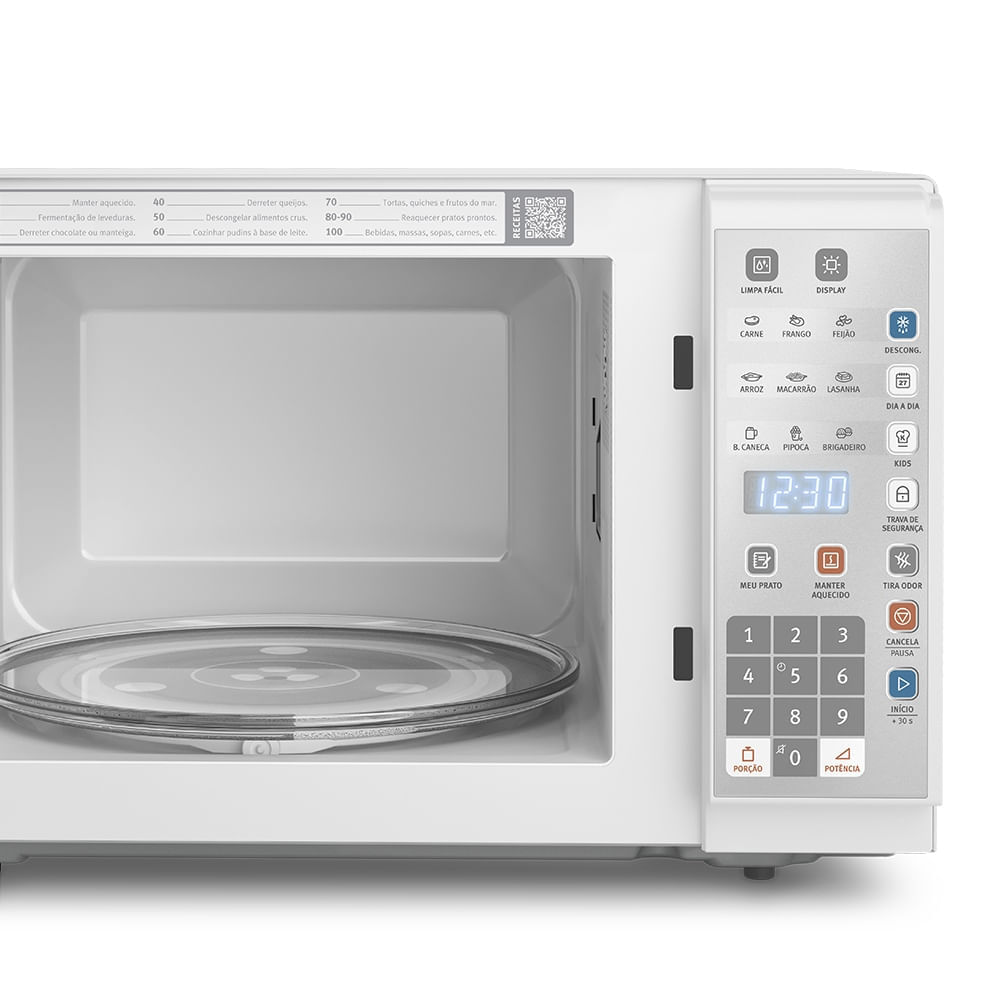 Micro-ondas Electrolux 31L Branco com Painel Integrado e Display Econômico (MI41T) 220V
