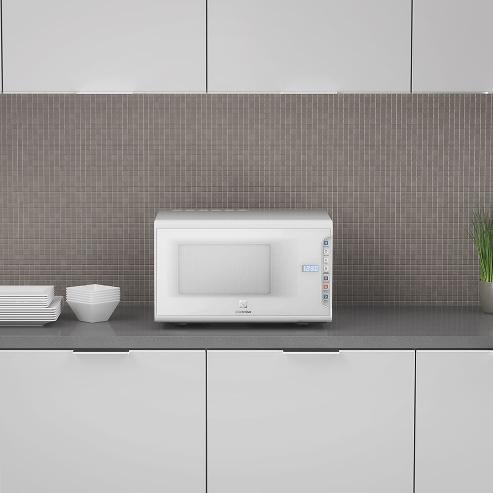 Micro-ondas Electrolux 31L Branco com Painel Integrado e Display Econômico (MI41T) 127V