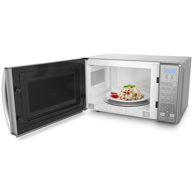Micro-ondas Electrolux 20L cor Inox Espelhado com Função Tira Odor (MT30S) 127V