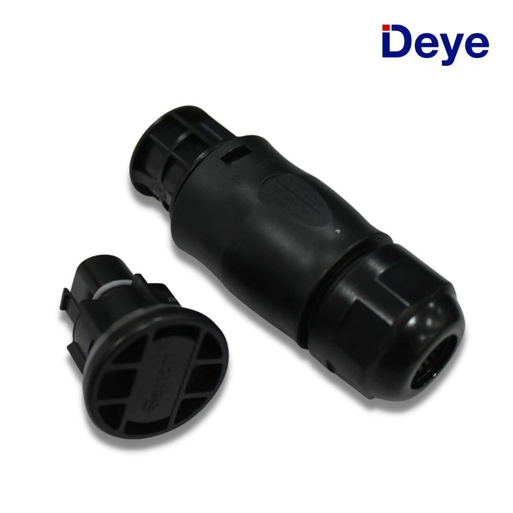 Conector Deye Femea E Endcap Para Micro Inversor Deye Sun2000g3