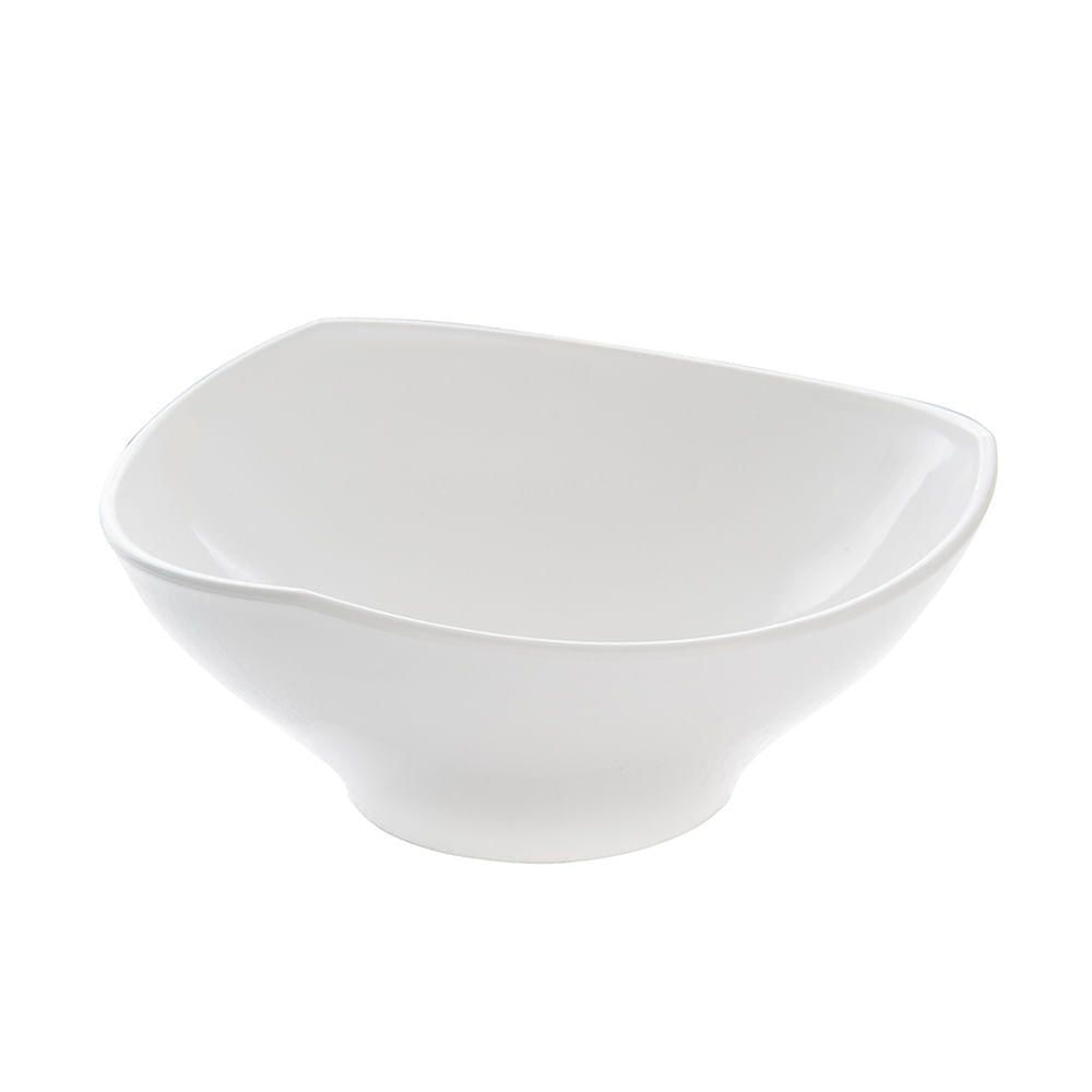 Bowl Flowers 1,5l Branco Em Polipropileno Linha Tropical Vem