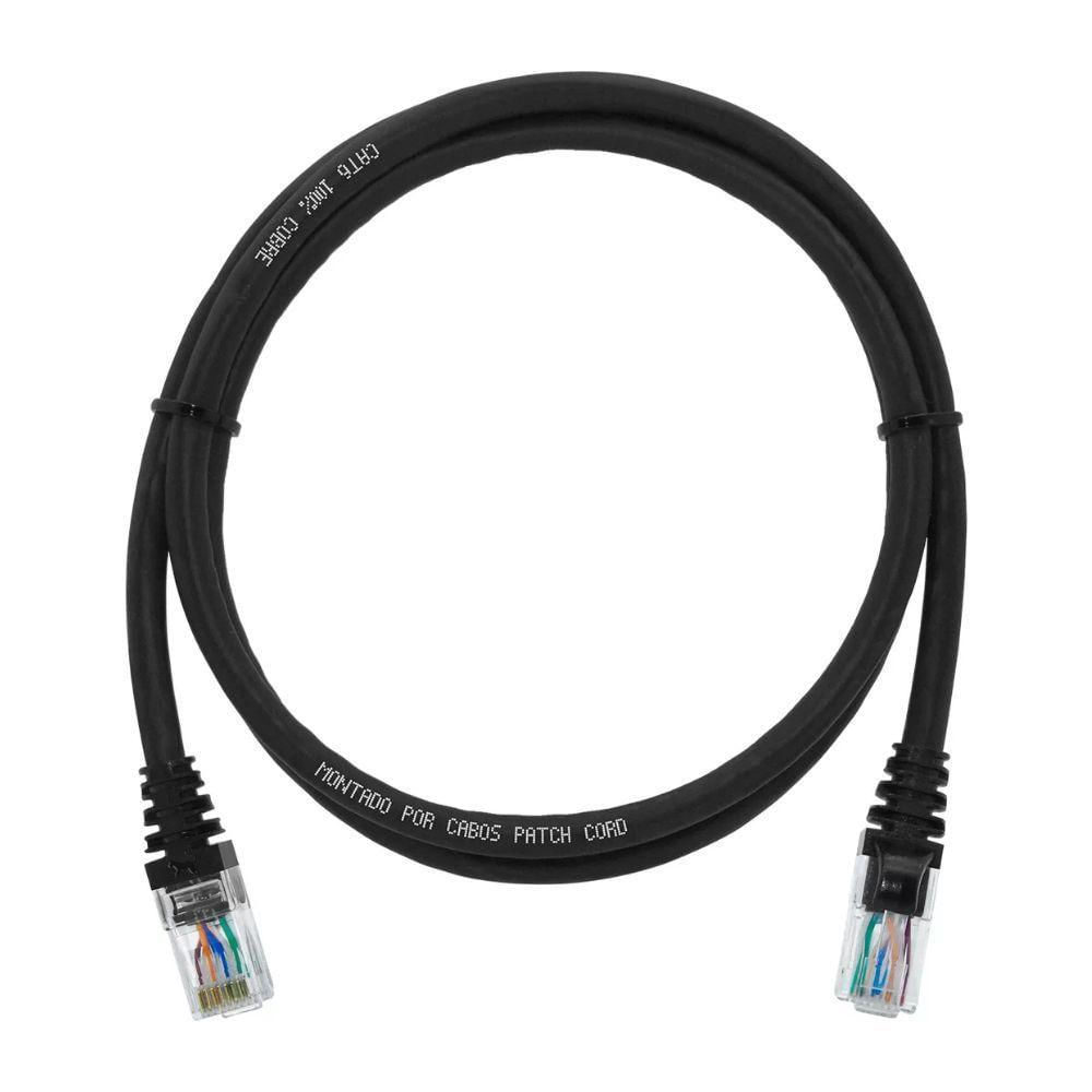 Patch Cord Gamer Furukawa Cat.6 Rj45 1,8m - Preto