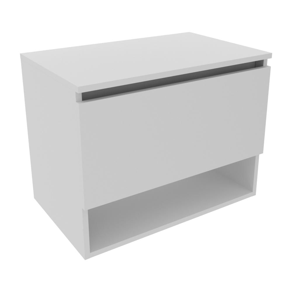 Gabinete Banheiro 1 Porta 60cm Suspenso Multimóveis CR10086 Branco