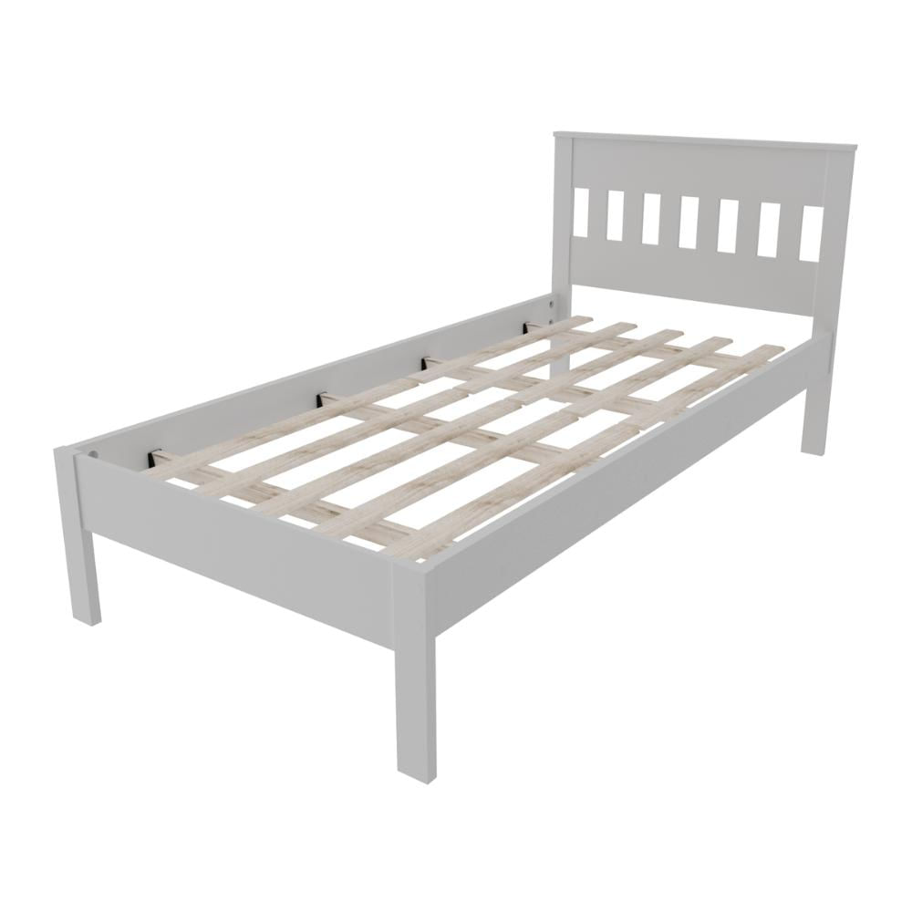 Cama de Solteiro para Colchão 88 x 188 cm Multimóveis CR35010 Branca