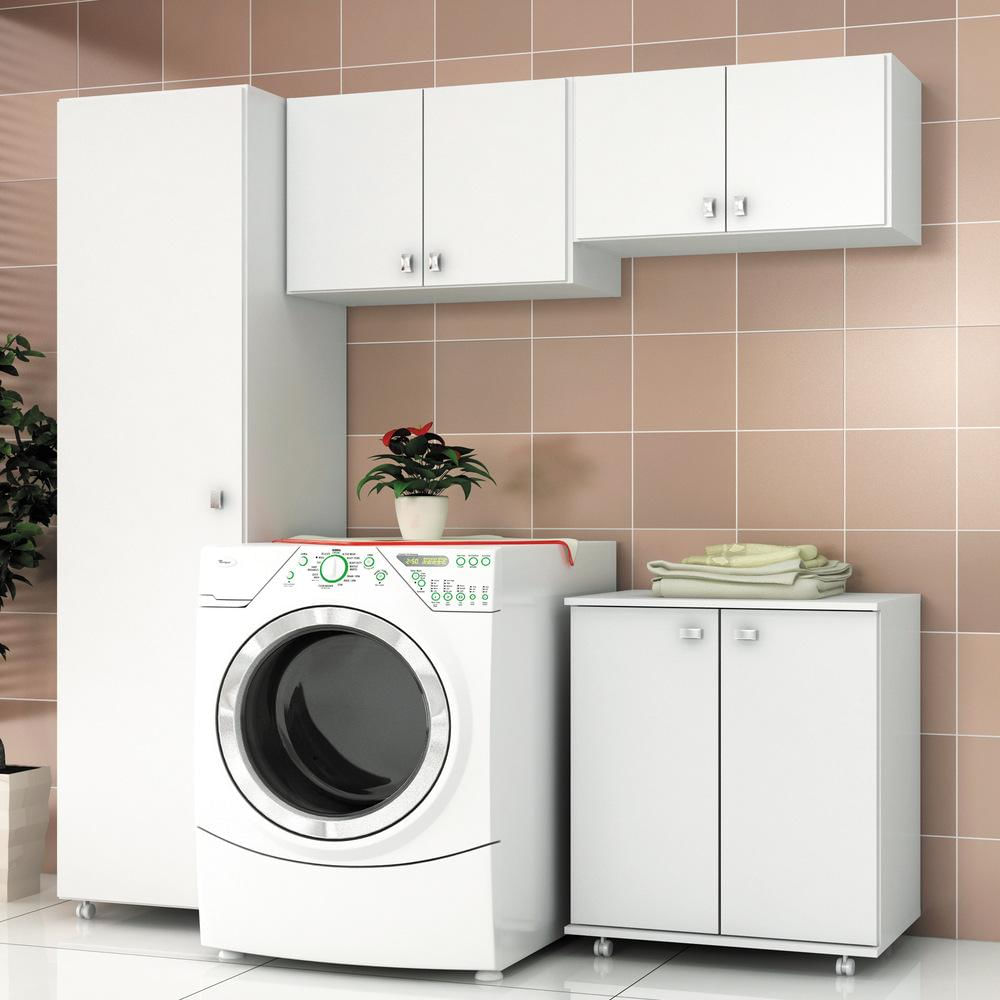 Armário Aéreo Multiuso 63 cm com 2 Portas Multimóveis CR30002 Branco