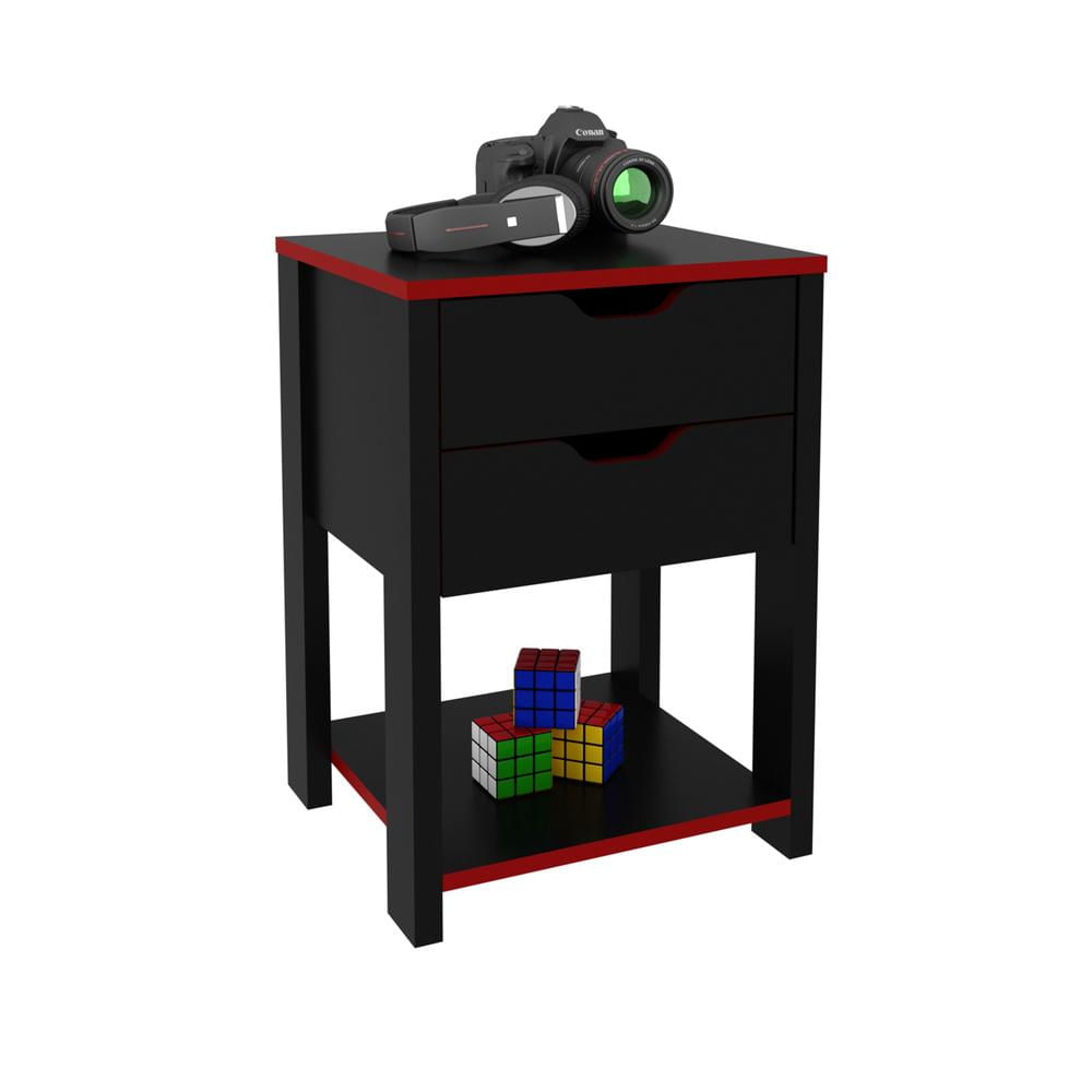 Gaveteiro Gamer Multimóveis CR25058 Preto/Vermelho