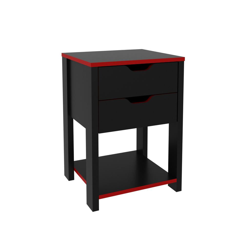 Gaveteiro Gamer Multimóveis CR25058 Preto/Vermelho