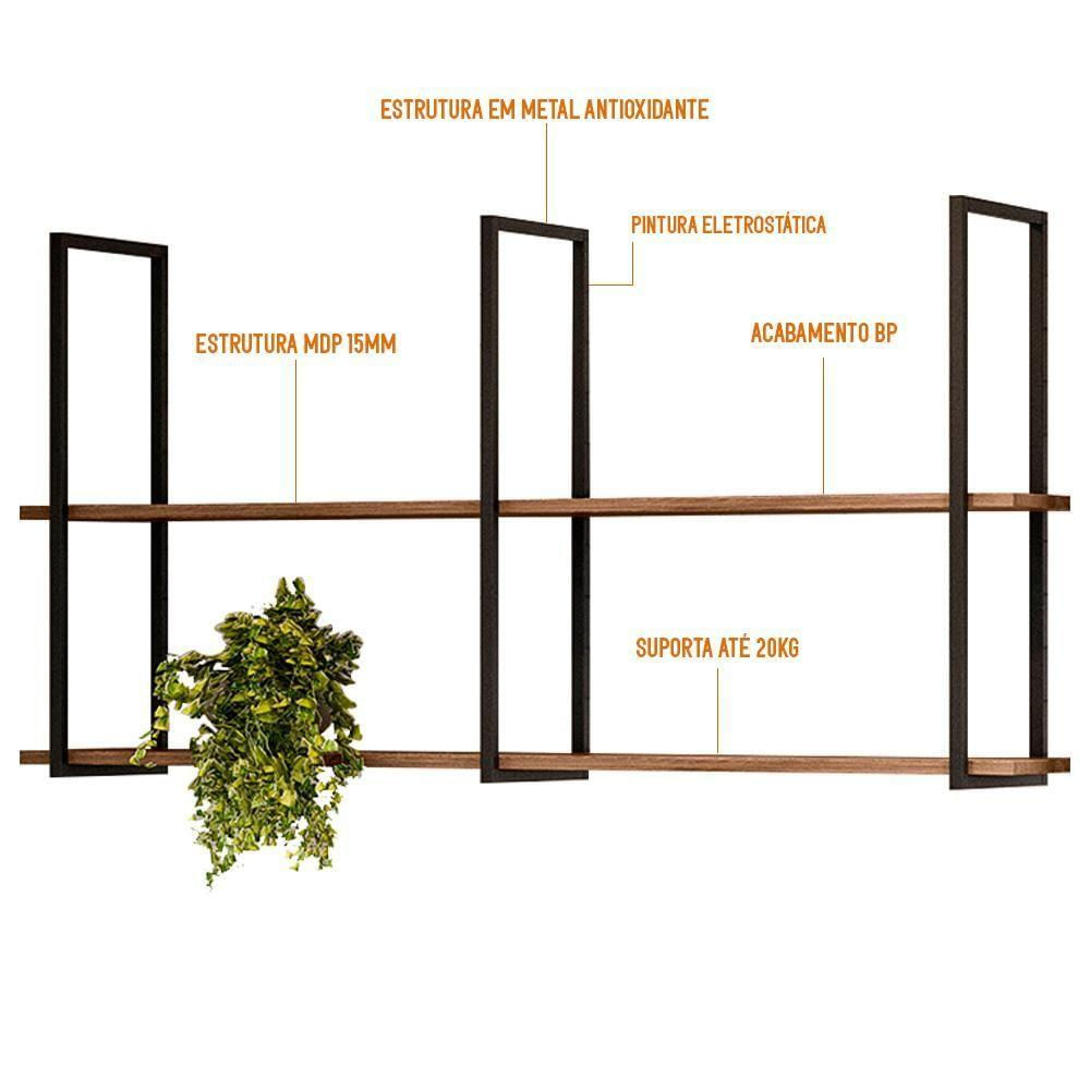 Prateleira Industrial Multiuso 135Cm Design D01 Demolição