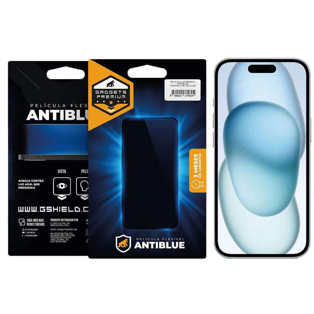 Película para iPhone 15 Plus - AntiBlue - Gshield