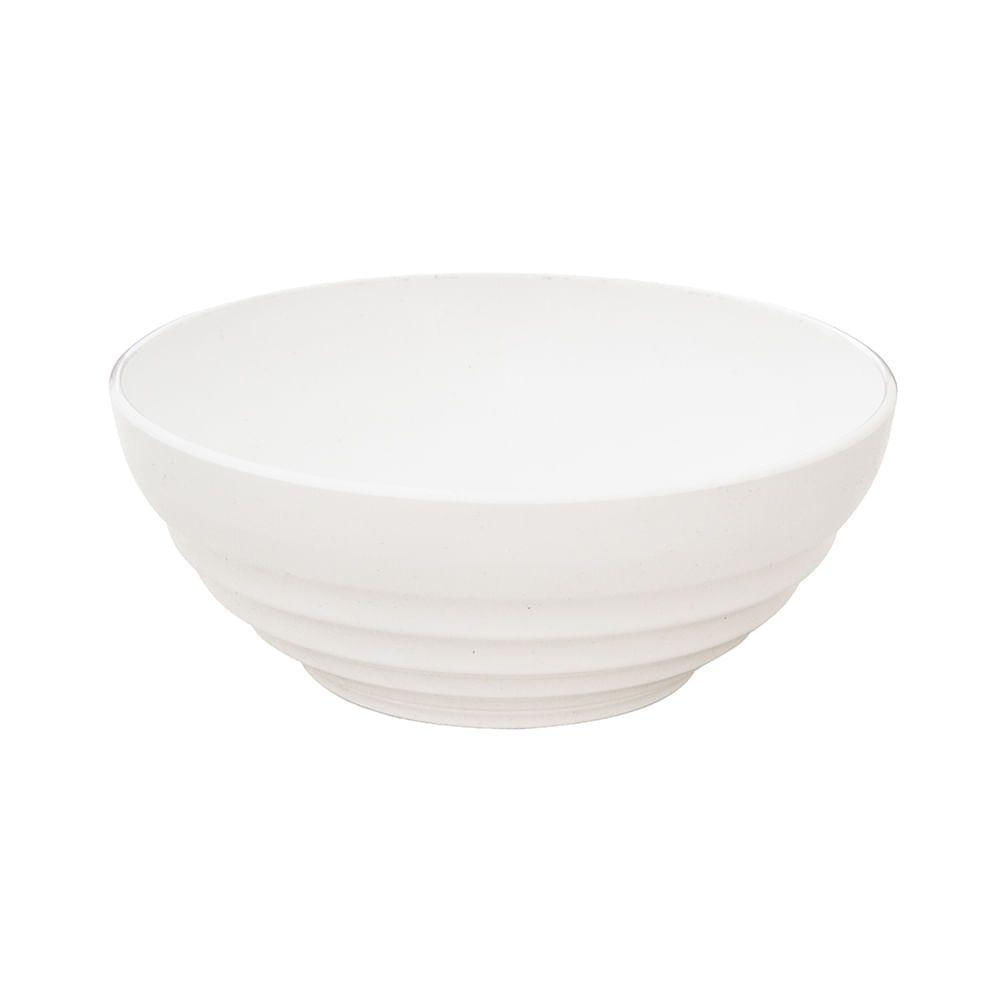 Bowl Oriental Redonda 1,2l Branca Em Polipropileno Linha Tropical Vem