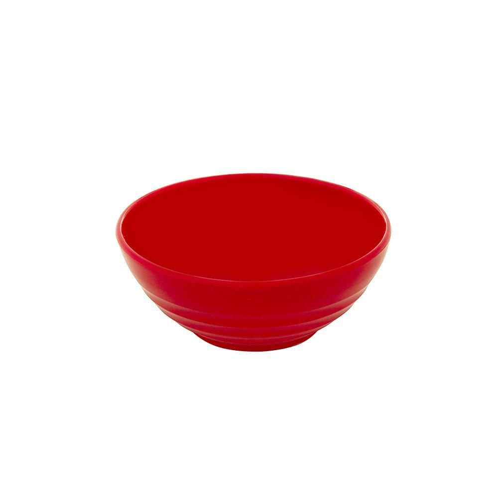 Bowl Oriental Redondo 500ml Vermelho Em Polipropileno Linha Tropical Vem