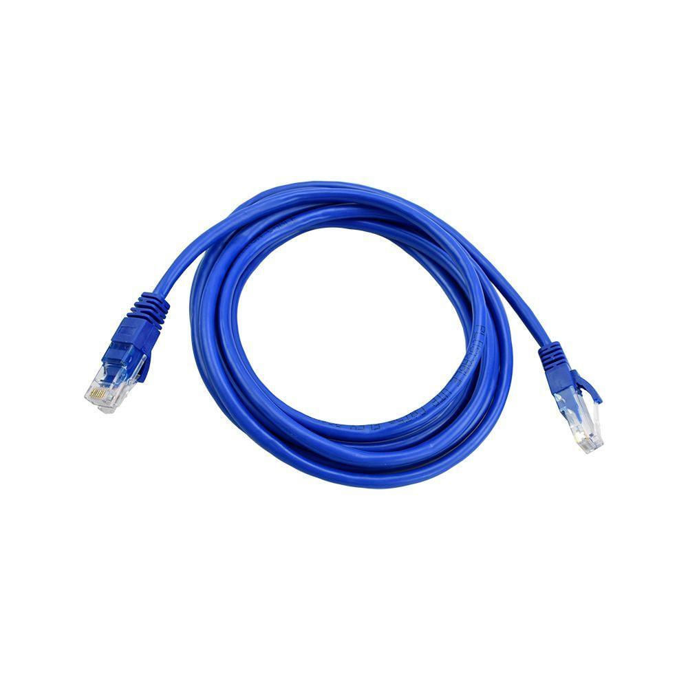 Patch Cord Pluscable Cat5epc-ethu25bl Cabo De Rede 2,5m Azul