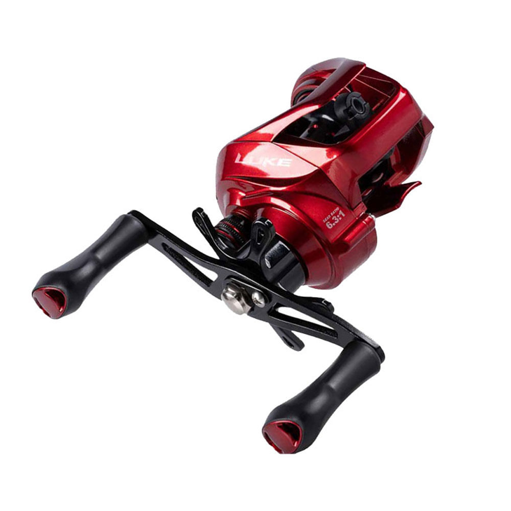 Carretilha para Pesca Maruri Luke Red 5 Rolamentos - Esquerda