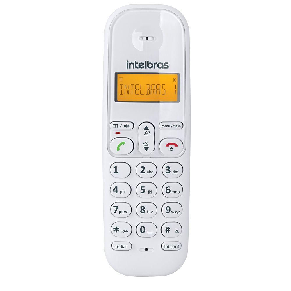 Telefone Sem Fio Intelbras Ts 3110 Branco-vermelho 4123101