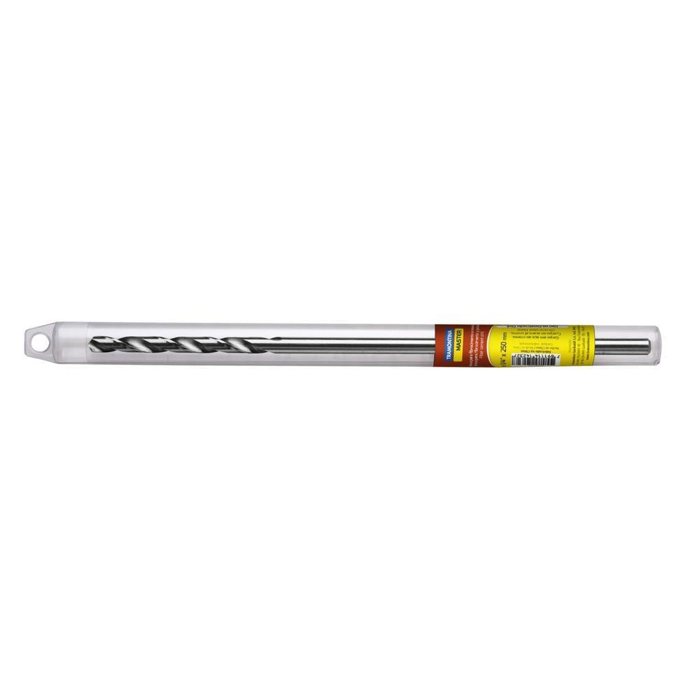 Broca Para Fibrocimento E Mourão 1-4" 250 Mm Tramontina Com Corpo Polido