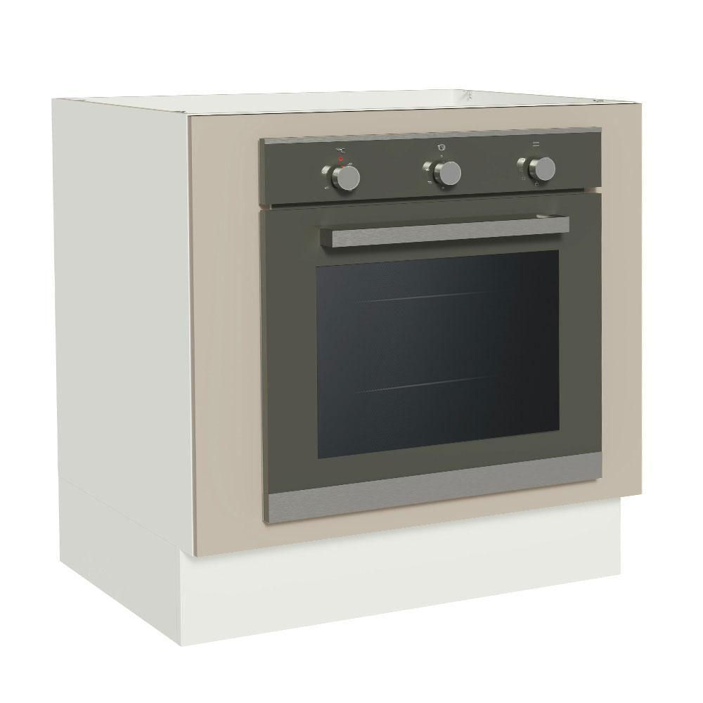 Balcão Forno Embutir 80x60cm Sem Tampo Branco/crema