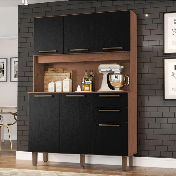 MIREY増力サイズセット Armário de Cozinha Compacta 4 peças MP3697.898 Veneza Preto