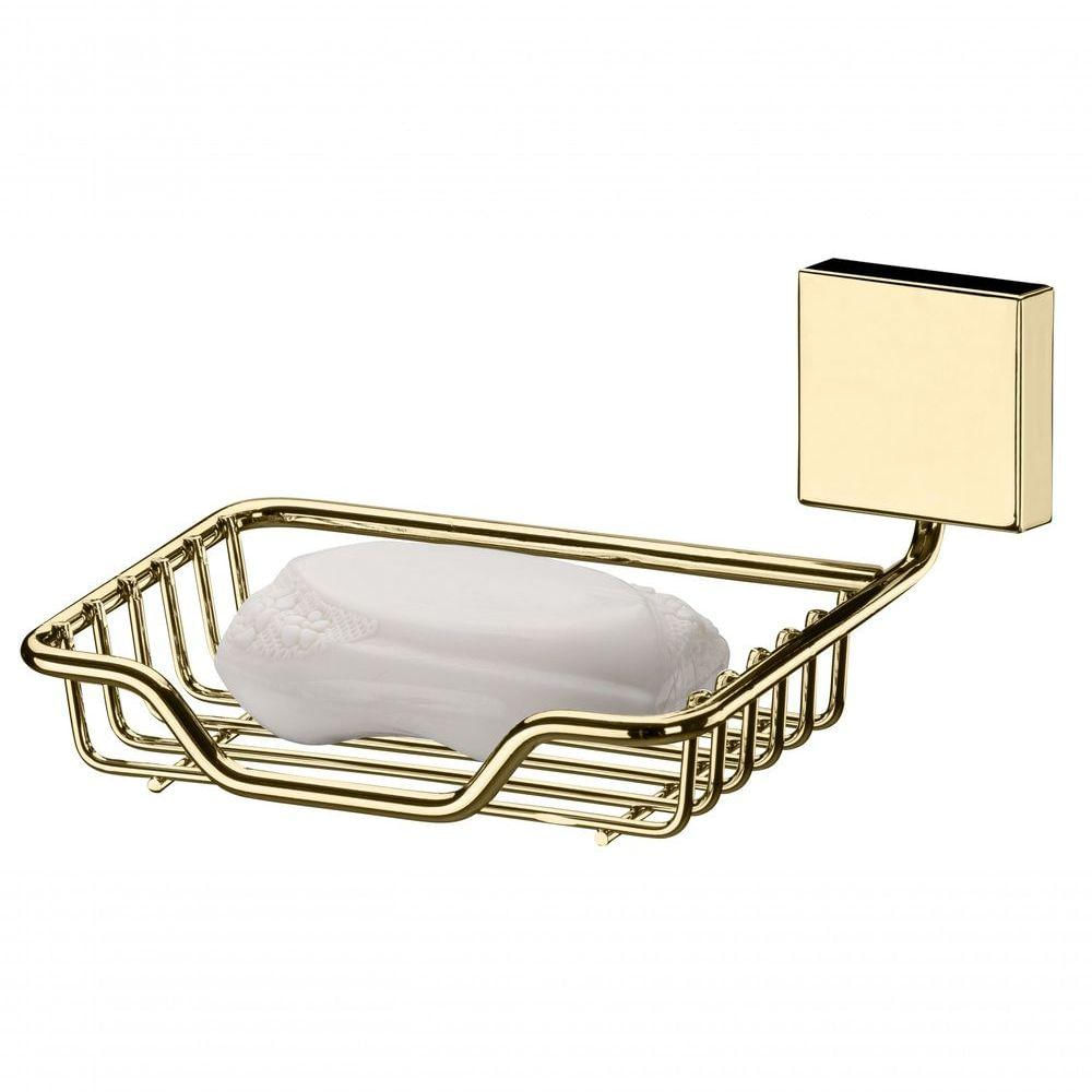 Kit Banheiro Lavabo 6 Peças Dourado Future