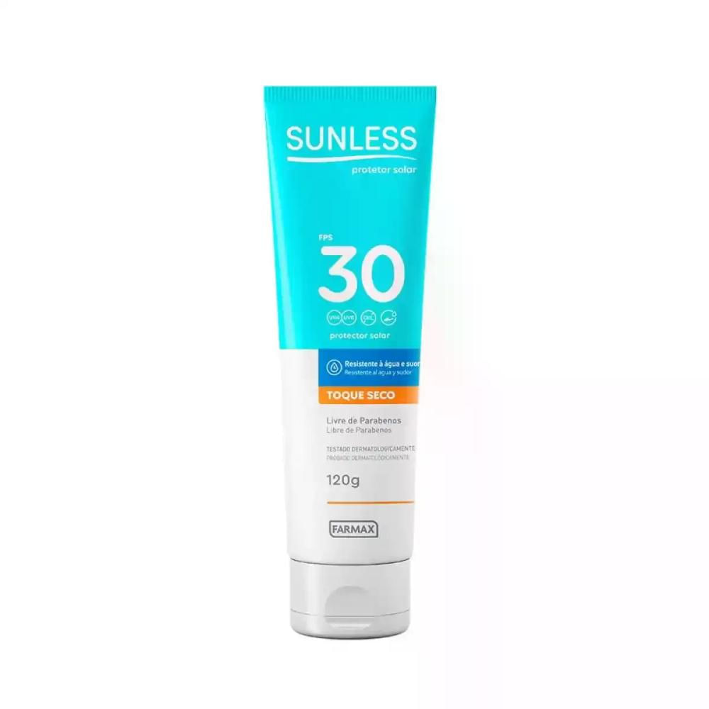 Protetor Solar Sunless Fps30 120G Farmax