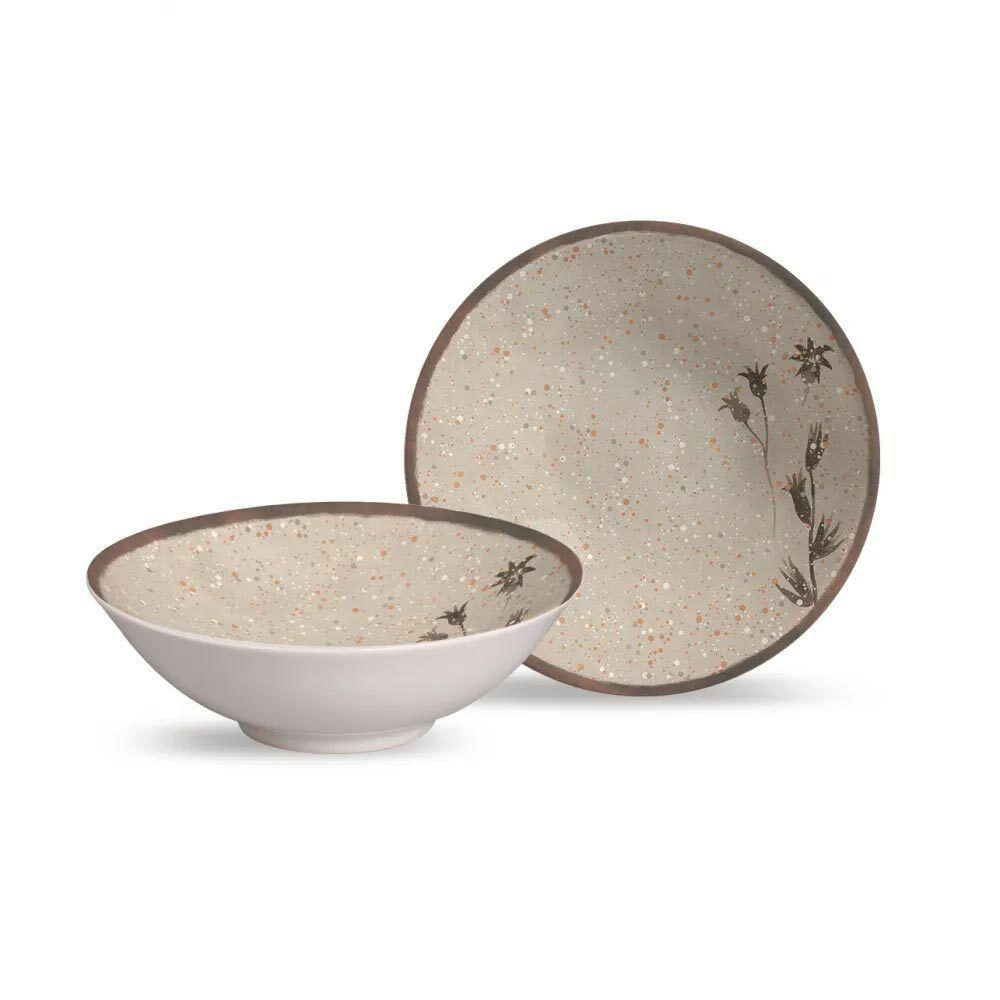 Bowl Cerâmica Natural Acetinado Plus Alleanza 350ml