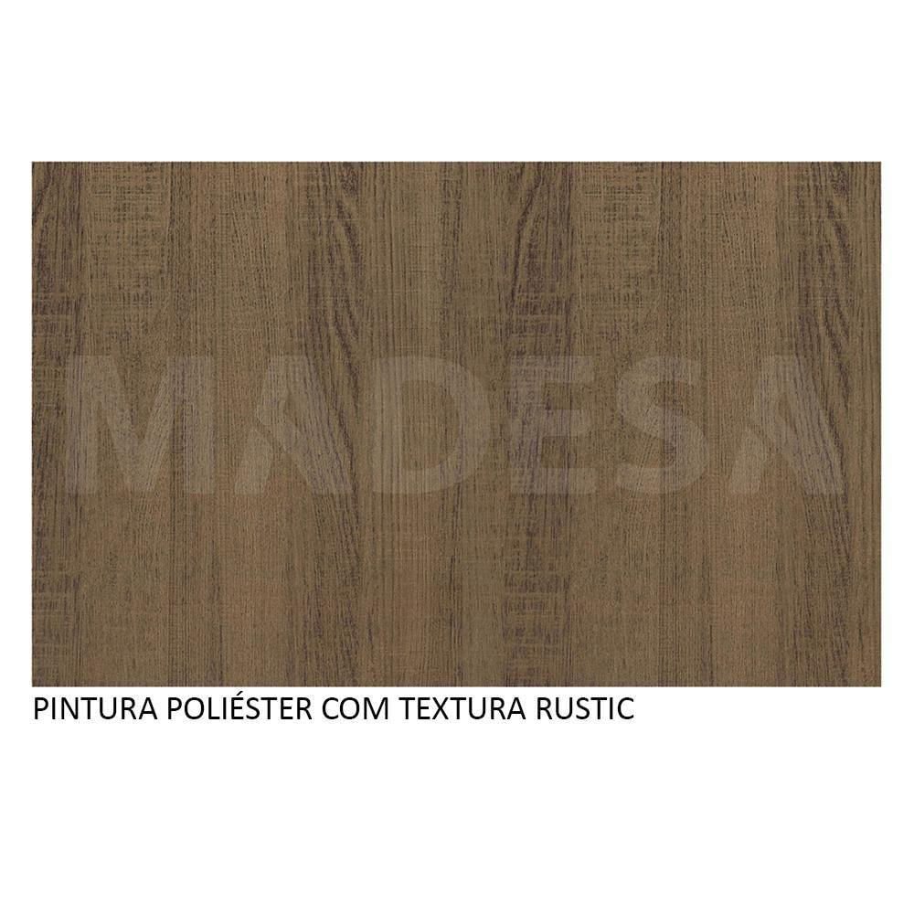 Quarto Guarda-Roupa Luke Cabeceira 2 Criados Rustic Madesa