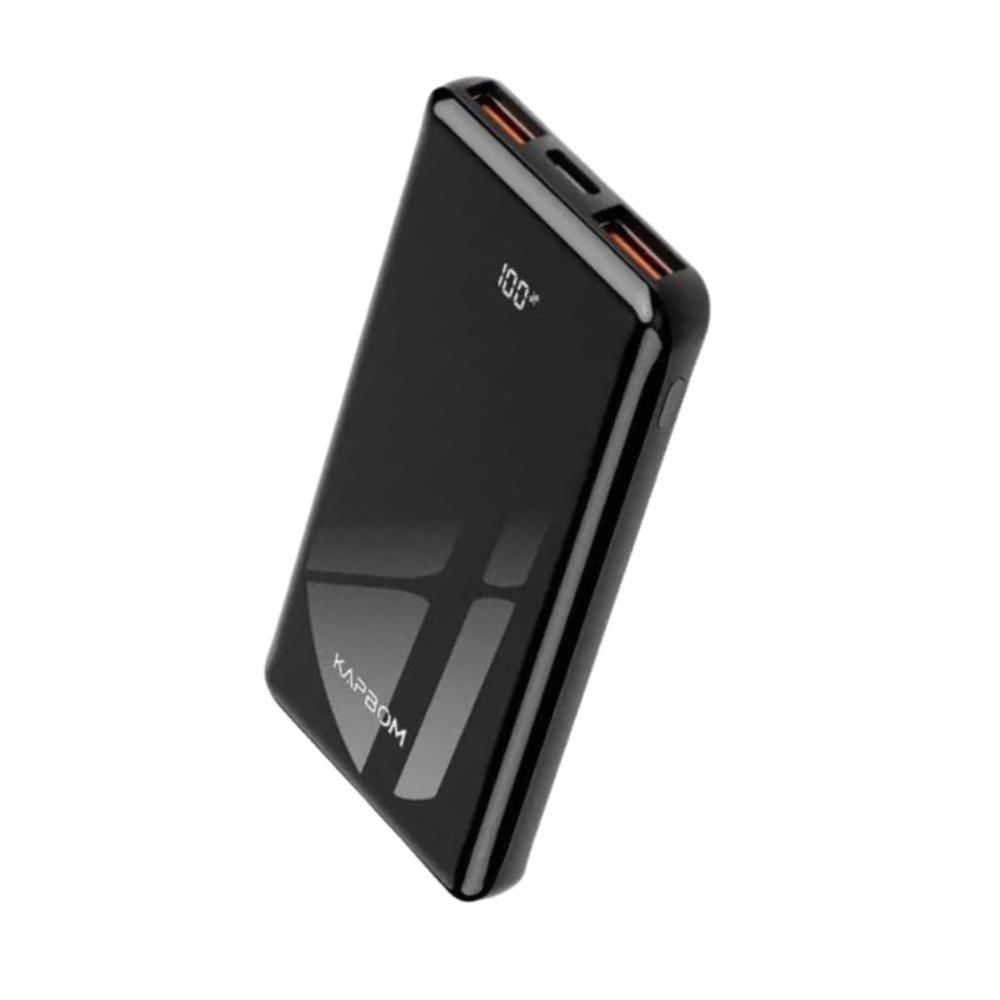 Power Bank 22.5w Carregamento Turbo 1000mah Kapbom Ka-973 Preto