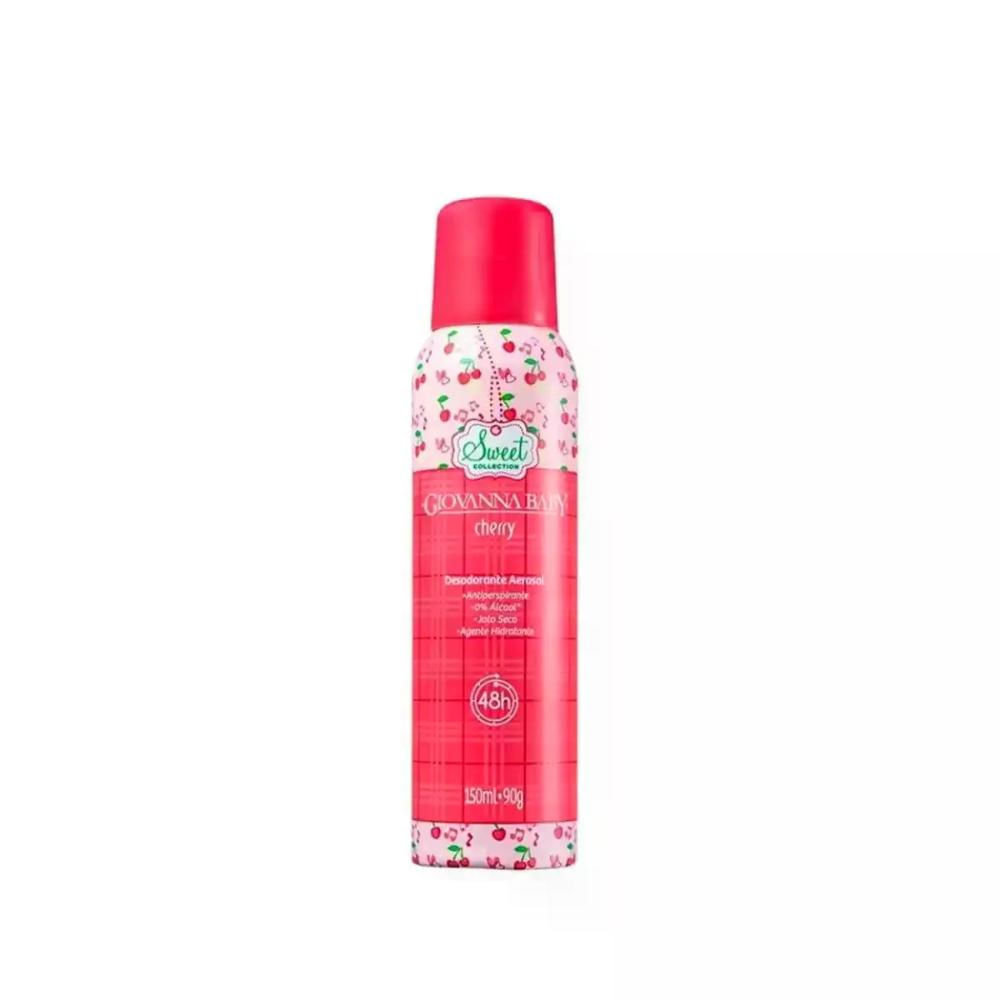 Desodorante Aerosol Cherry Giovanna Baby 150ML