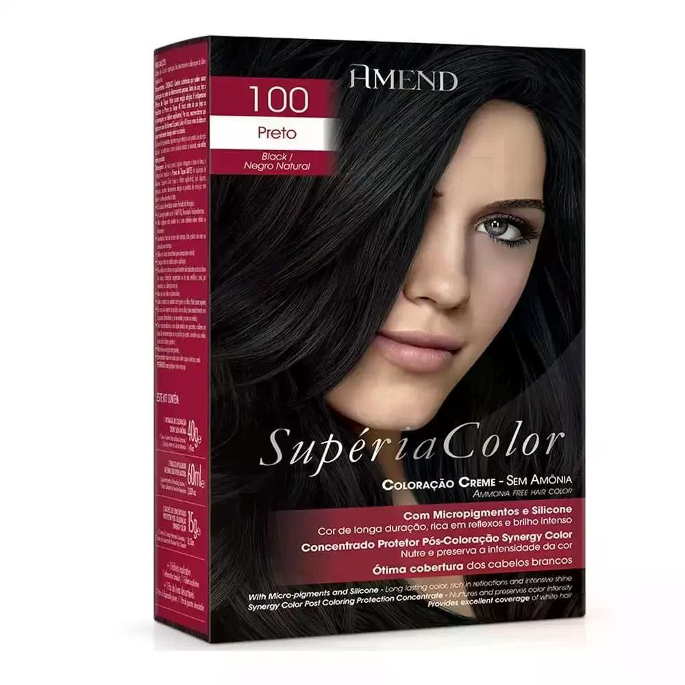 Tonalizante  Supéria Preto Natural  Amend 100