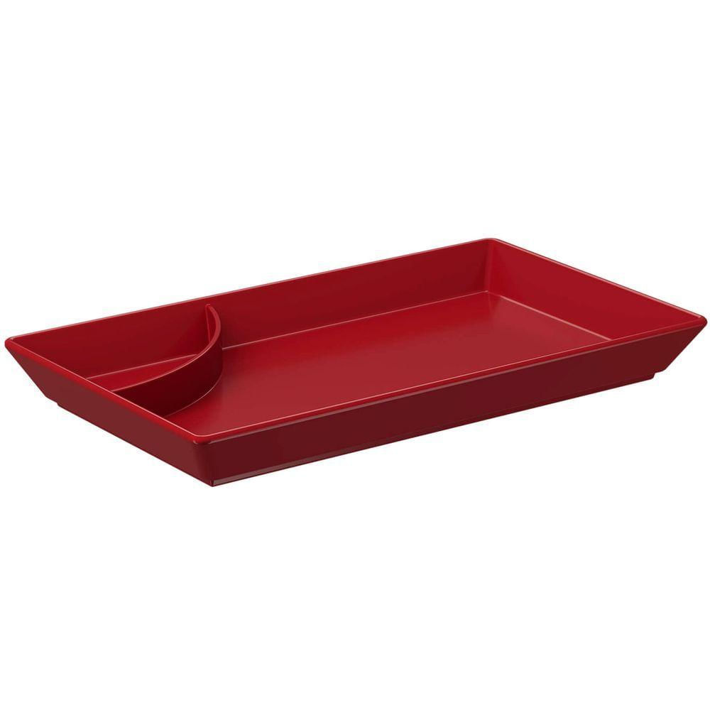 Prato Para Sushi Em Polipropileno 19,3x11,2x2,1cm Uno Coza - Brinox Vermelho 10158/0465