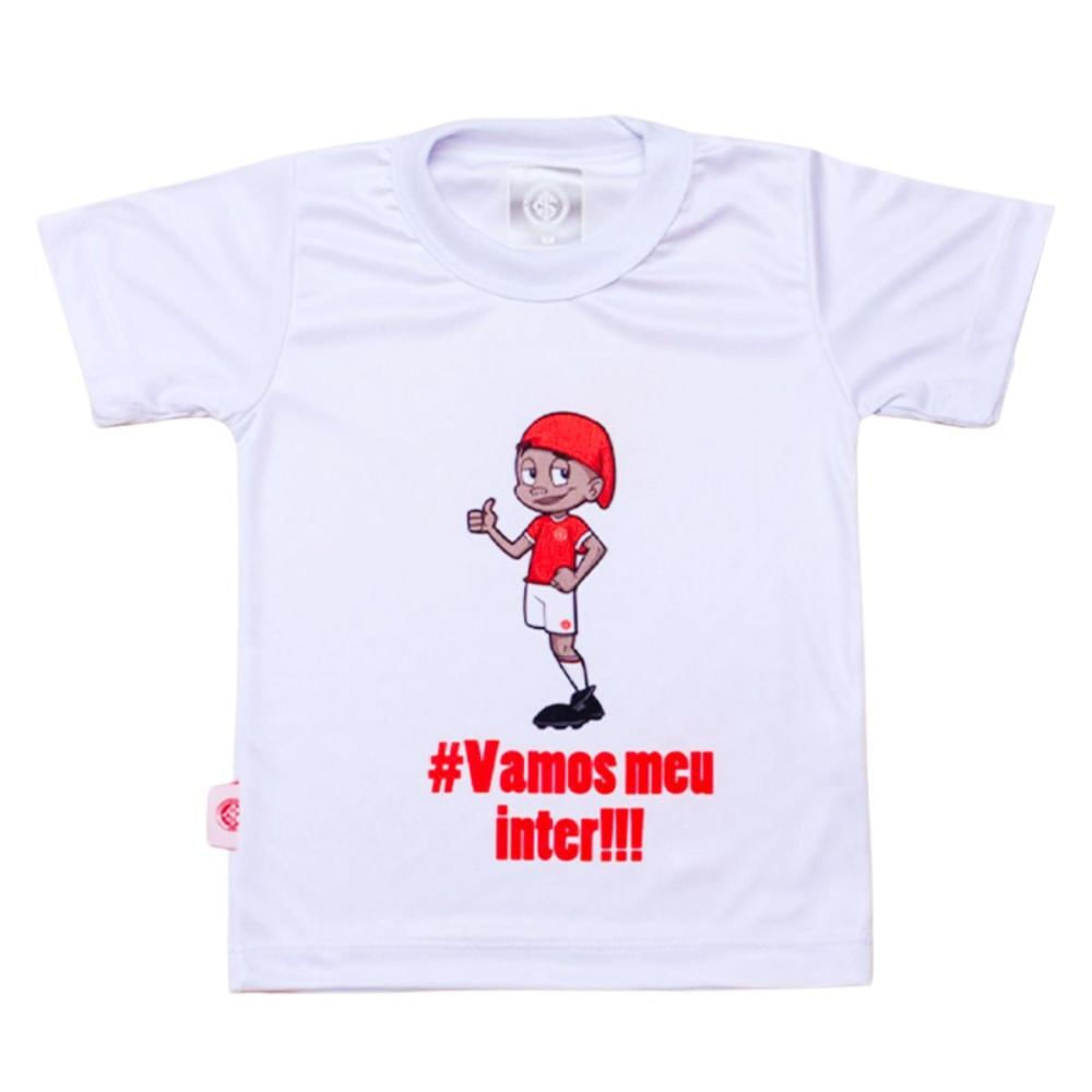 Camisa Infantil Internacional Mascote Oficial Tam 6